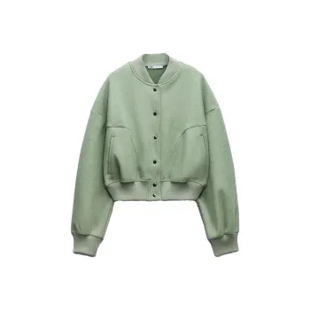 ZARA Jacket Women's Light Green