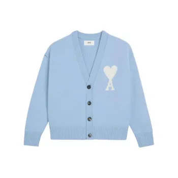 AMIPARIS Ami De Coeur Wool Cardigan