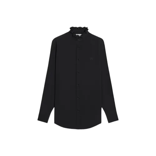 celine and Frilled Romy Shirt In Silk Crepe And Acetate