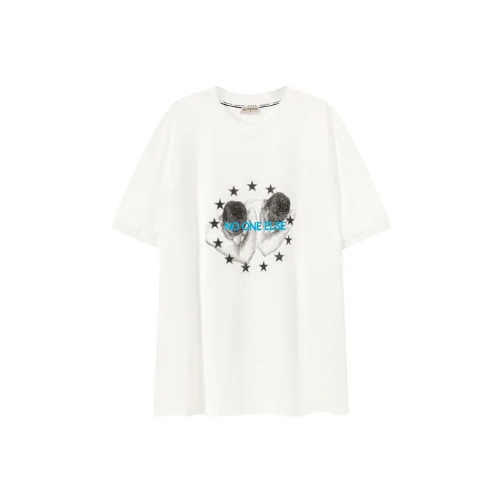 NO ONE ELSE T Shirts Unisex White-0