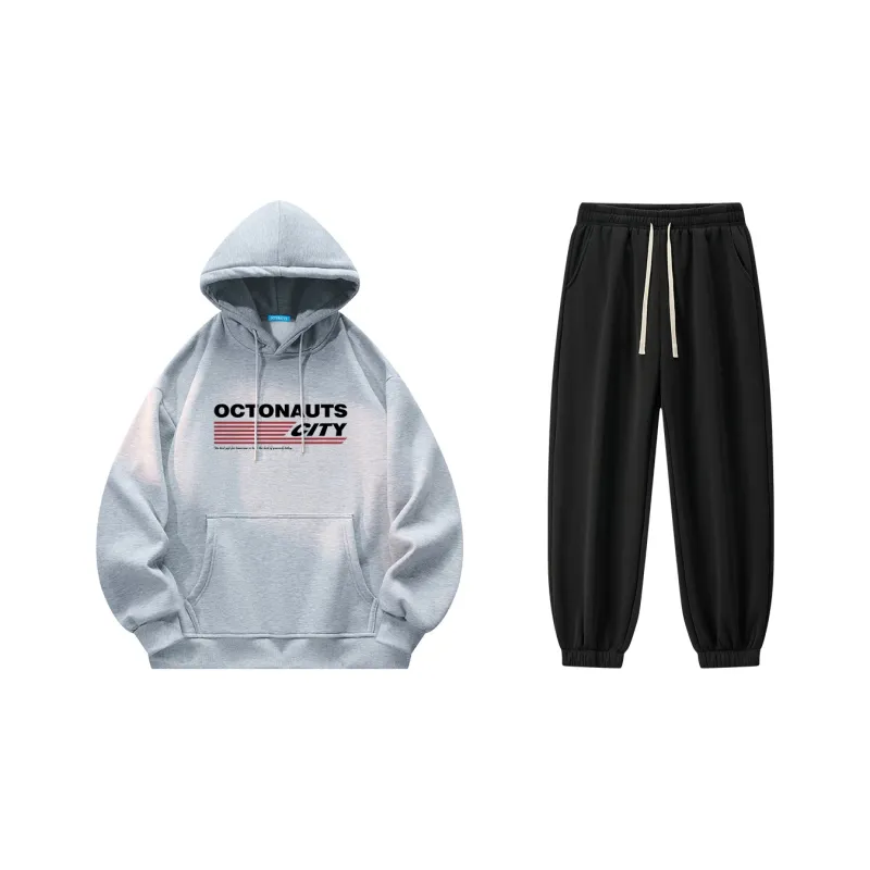 Small Columns Under The Sea Sweatshirt Set Unisex-12