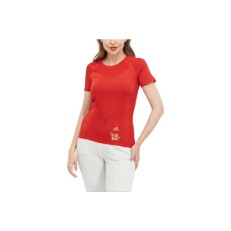 Adidas Sportswear T-Shirt Women's Red-0