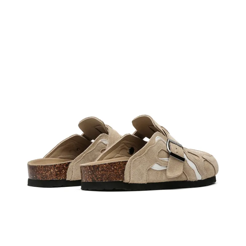 MOMGOG Cork Sole Abrasion Resistant Slip Resistant Closed Toe Slippers Unisex-8