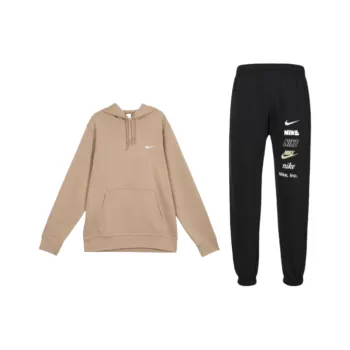Nike Sweatshirt Set Unisex Khaki