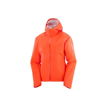 SALOMON Bonatti WATERPROOF Jackets Coats Women's Orange Red