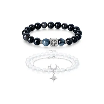 Lao Feng Xiang Natural Chalcedony Bracelets Unisex
