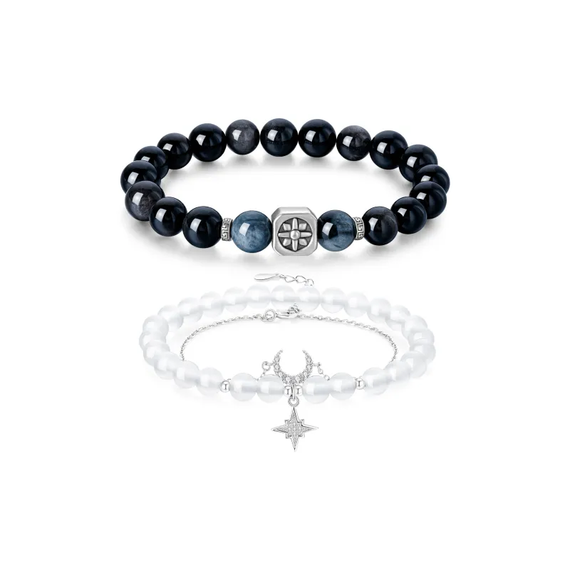 Lao Feng Xiang Natural Chalcedony Bracelets Unisex-10