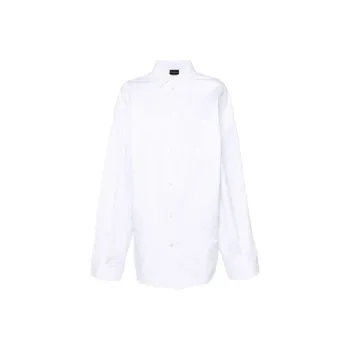 Balenciaga Asymmetric Poplin Shirt