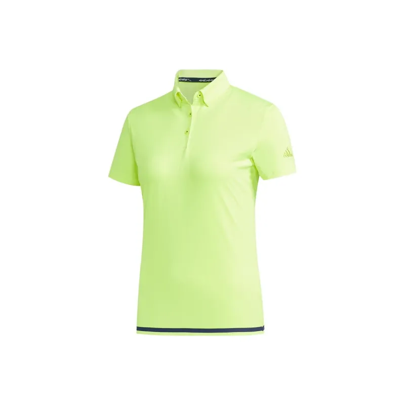 Adidas Polo Shirts Women's Neon Green-0