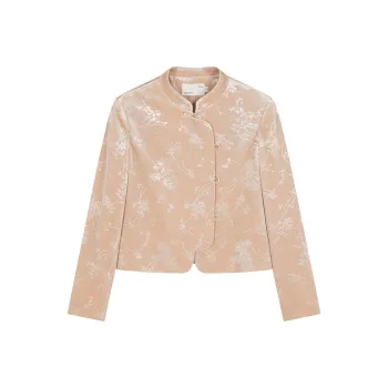 IHIMI Jackets Coats Women's Apricot Orange
