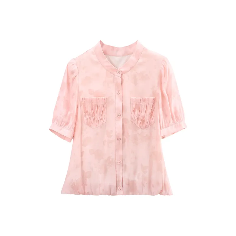 A Paradise For Awakening Shirt Women's Pink-0