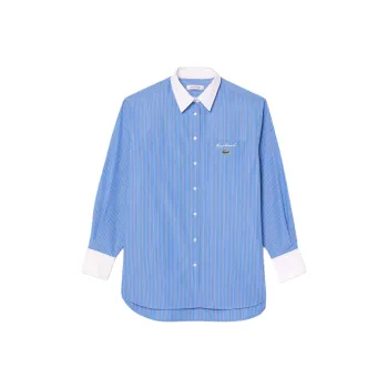 LACOSTE Shirt Women's Blue White