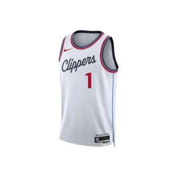 Nike x NBA Riverside Clippers Harden Basketball Jerseys Men's White