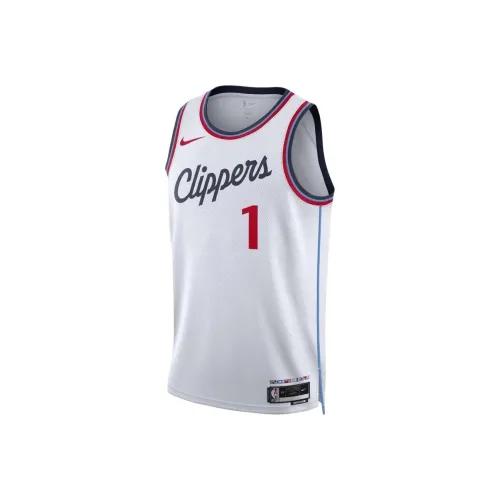 Nike x NBA Riverside Clippers Harden Basketball Jerseys Men's White