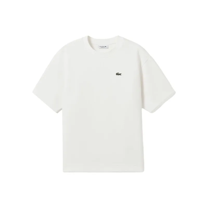 LACOSTE Logo-appliqué Crew-neck T-shirt-0