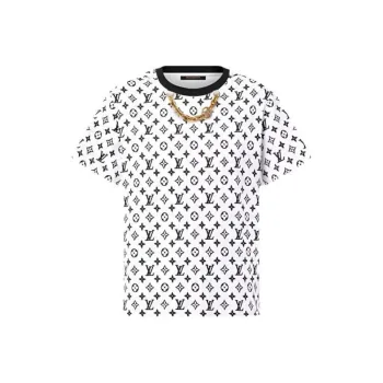 LOUIS VUITTON Drop Shoulder Sleeve T Shirt Women's White