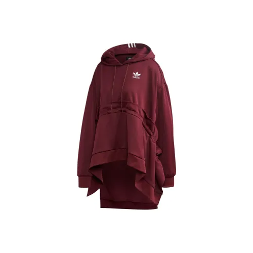 Adidas Originals HOODIES Sweatshirt Women's Dark Reddish Purple