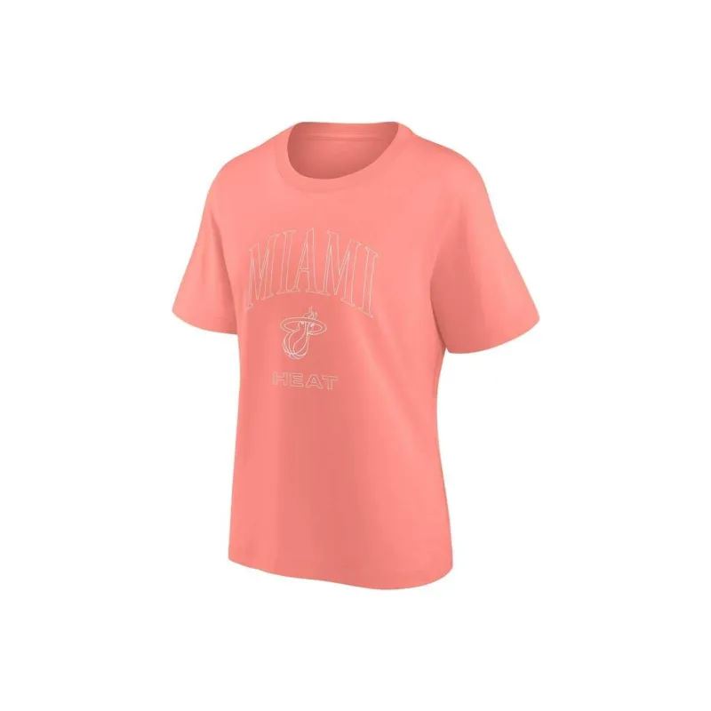 NBA Miami Heat Regular T-Shirt Women's Orange-0