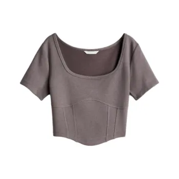 H&M T Shirts Women's Greige