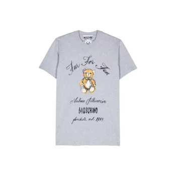 MOSCHINO Antica Pellicceria Crewneck T Shirt