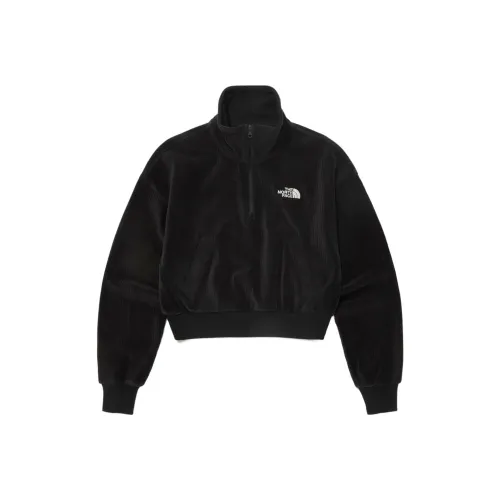 THE NORTH FACE Swift Velour Half Zip Sweatshirt Women's Black