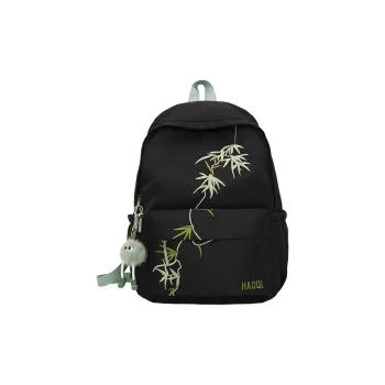 OUZIHUANG Nylon Backpack Large Size Unisex Multicolor