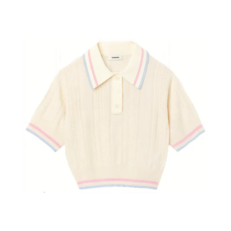 Sandro SS23 Knitwear Women's Light Umber-0