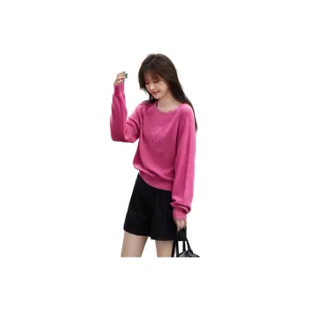 Mo Han Yi Mei Knitwear Women's Fuchsia