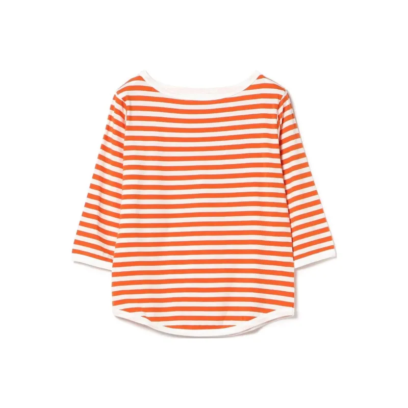 Beams T Shirts Women's Orange-0
