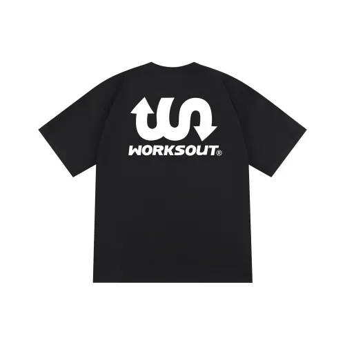 WORKSOUT Drop Shoulder Sleeve T Shirt Unisex