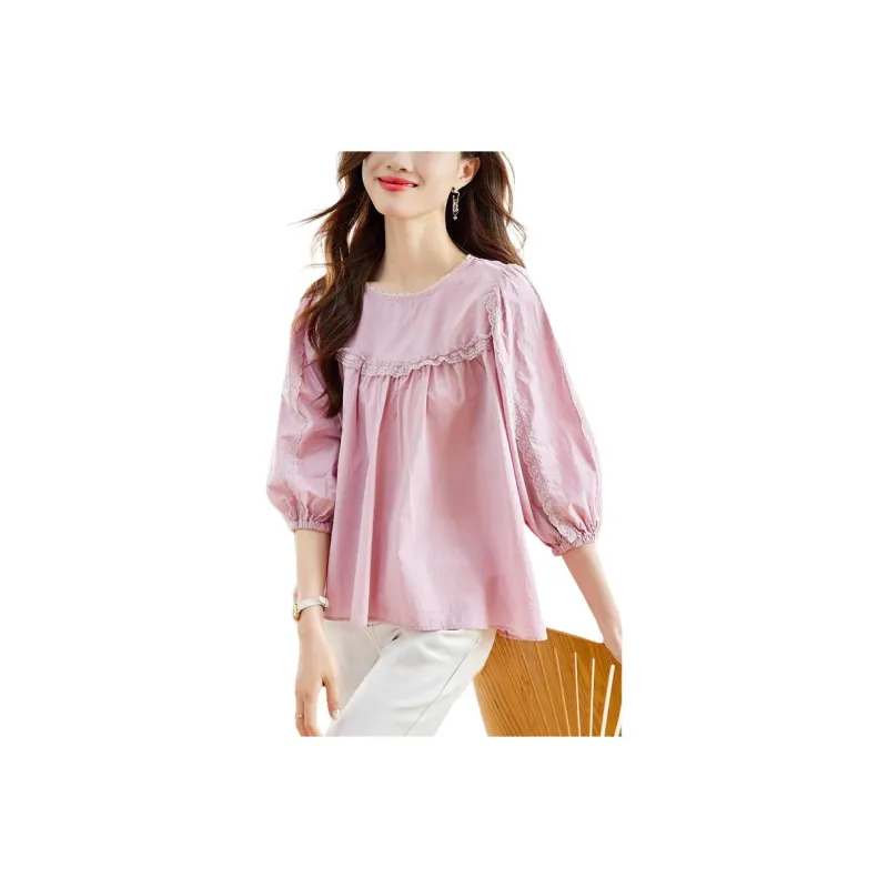La Chapelle Shirts Women's Pink-0