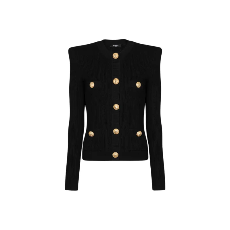 BALMAIN SS23 Knitwear Women's Black-0