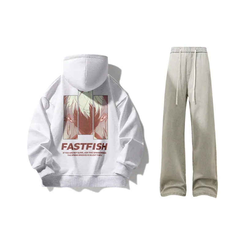 FASTFISH x SHENGSIJUE Sweatshirt Set Unisex-20