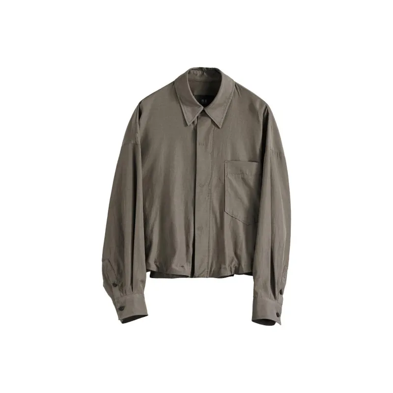 Rizhuo Shirt Women's Wind Activated Coffee-0