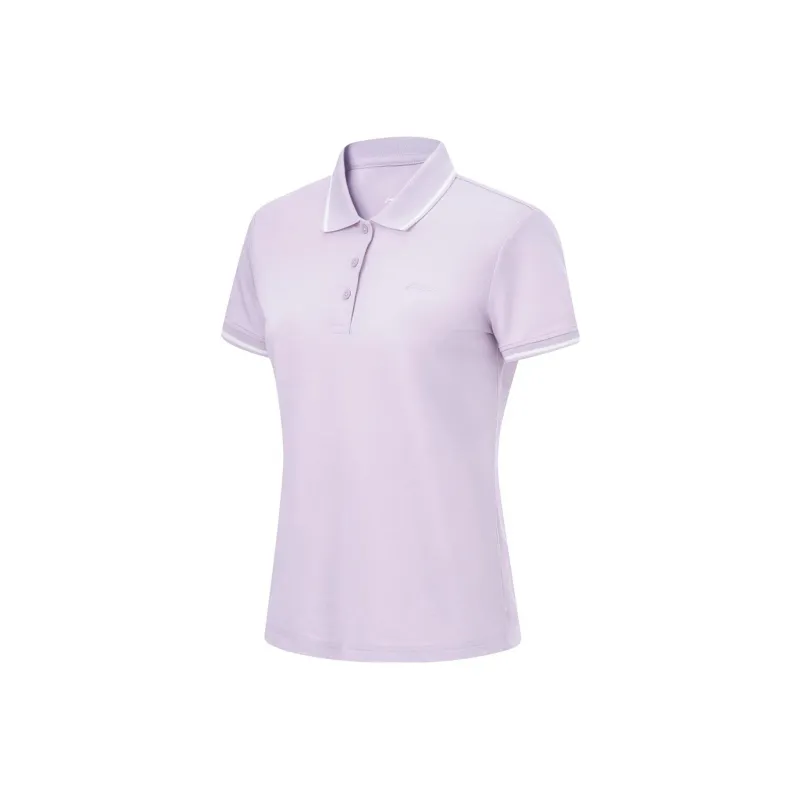 LINING Fitness Series Polo Shirts Women's Silk Purple-0