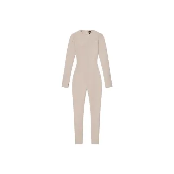 Khy DROP 002 Series Long Sleeve Catsuit Jumpsuit Women's Ecru