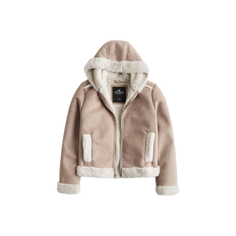 Hollister Jacket Women's Light Brown-0