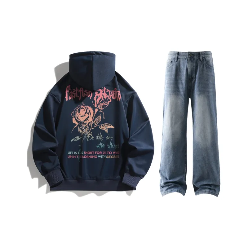 FASTFISH Sweatshirt Sets Unisex-24