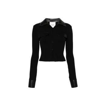 NANUSHKA Rasima Ribbed Shirt
