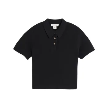 CLUB MONACO Polo Shirt Women's Black