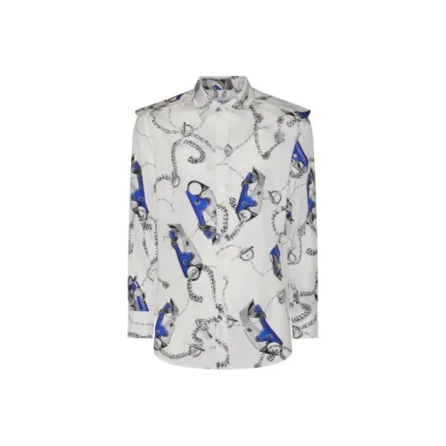 Burberry Knight Hardware Silk Shirt