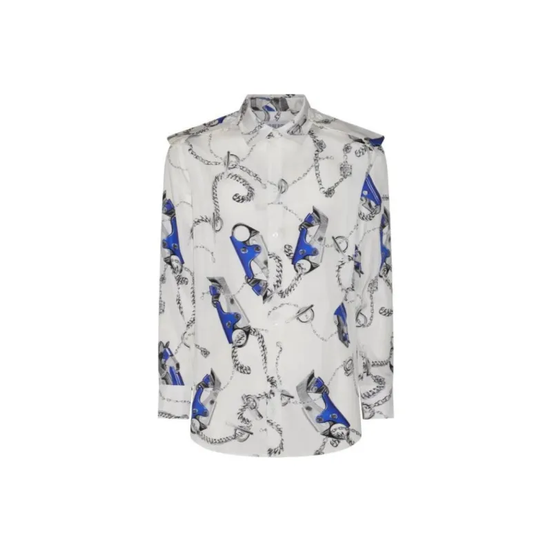 Burberry Knight Hardware Silk Shirt-0