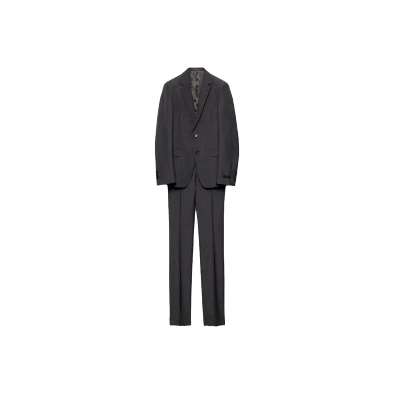 PRADA Business Suit Men's Slate Gray-0