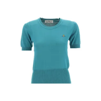Vivienne Westwood Orb embroidered Cotton T shirt