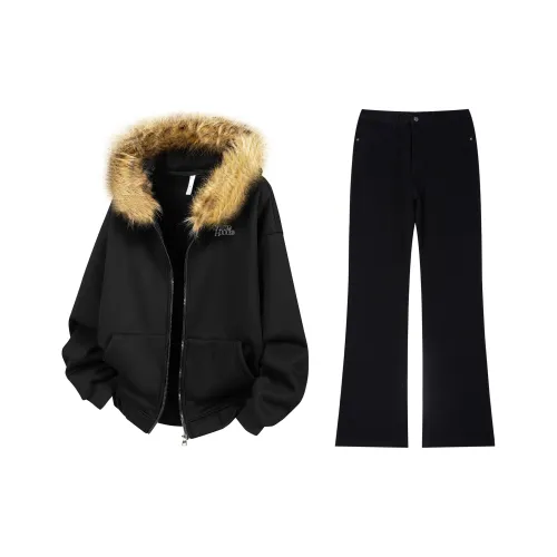 Simple Loose Milk Fiber Casual Sportswear Women
