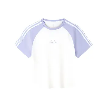 Anta Sports Life Collection T Shirt Women's Corn White/Seaweed Purple