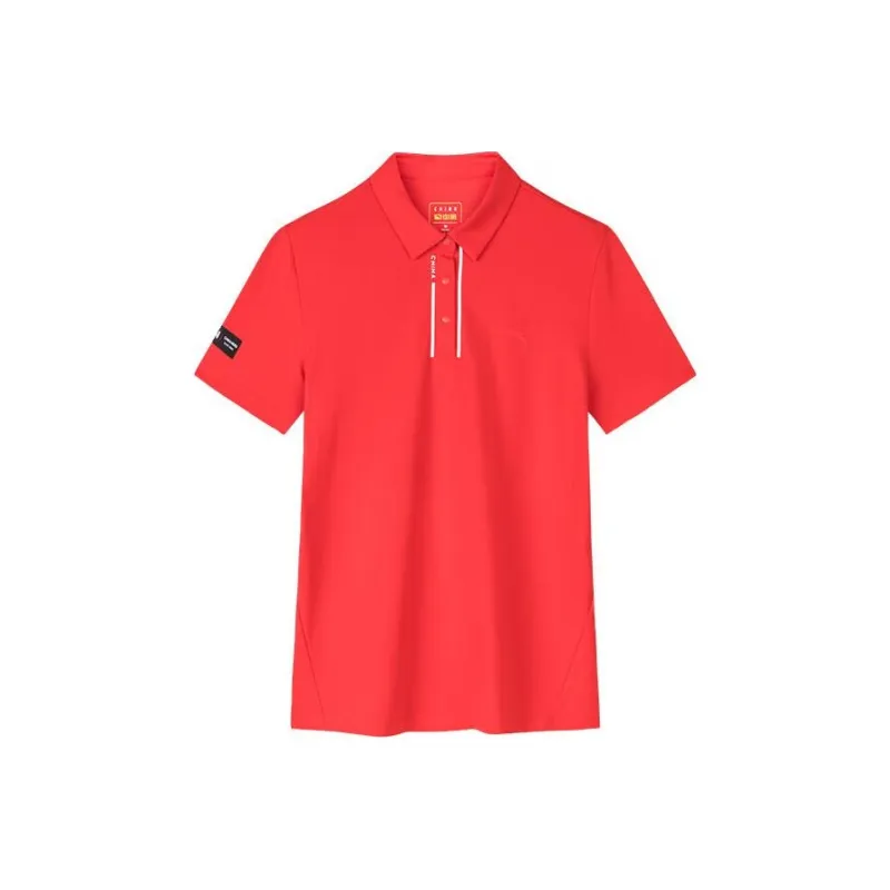 Anta Variety Training Collection Polo Shirt Women's Classic Red-0