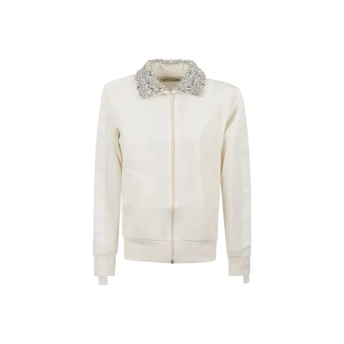 Golden Goose Collar Sequins Embellished Track Jacket