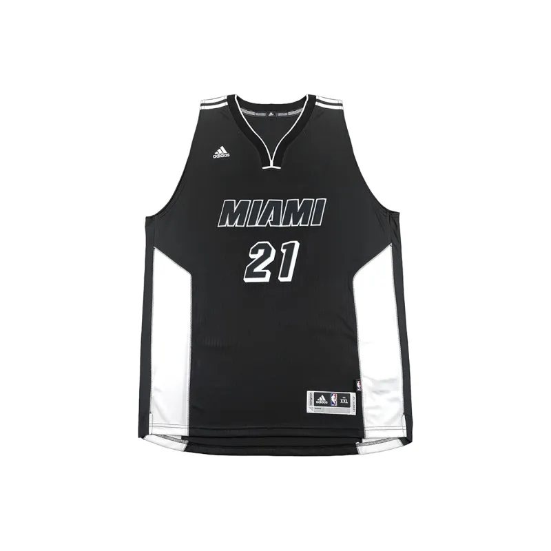 Adidas x NBA Miami Heat SWINGMAN Fan Edition Basketball Jersey Unisex Black-0