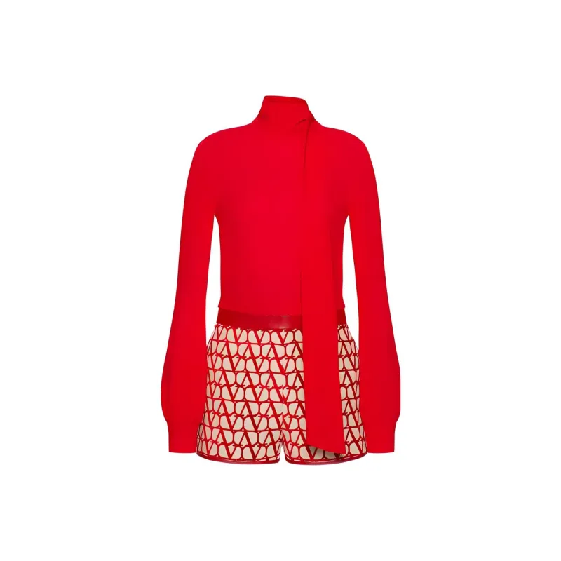 Valentino FW22 Jumpsuit Women's Red-0